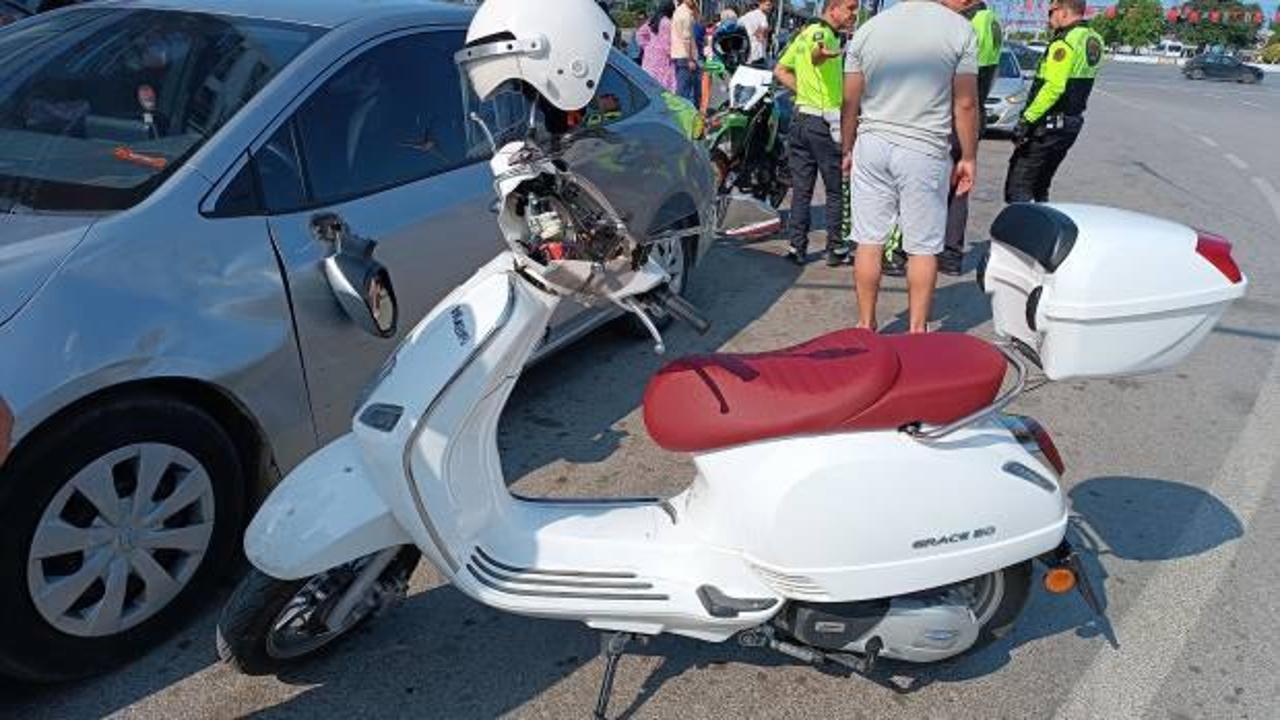 Otomobil ile motosiklet çarpıştı! Gerçek ortaya çıktı