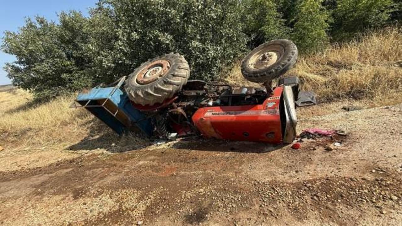 Halfeti’de traktör devrildi: 3 yaralı