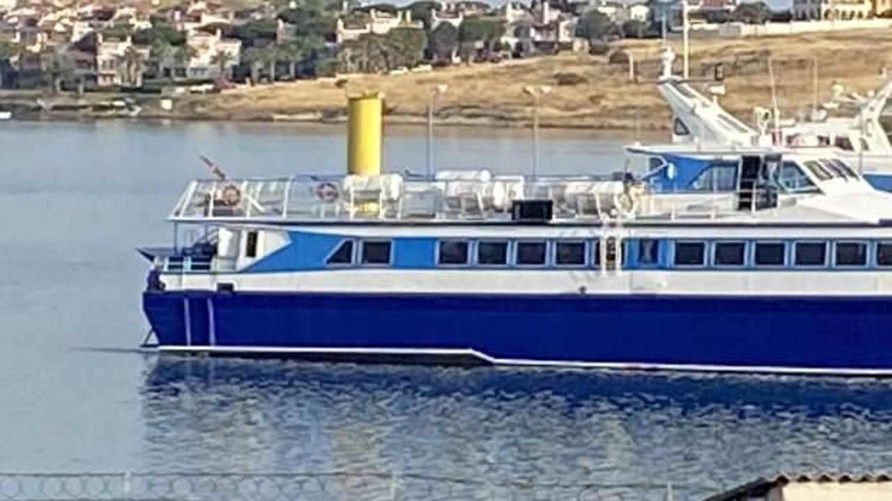 Kurban Bayramı tatilinde Ayvalık'tan Midilli Adası'na geçişlerde yoğunluk yaşanıyor
