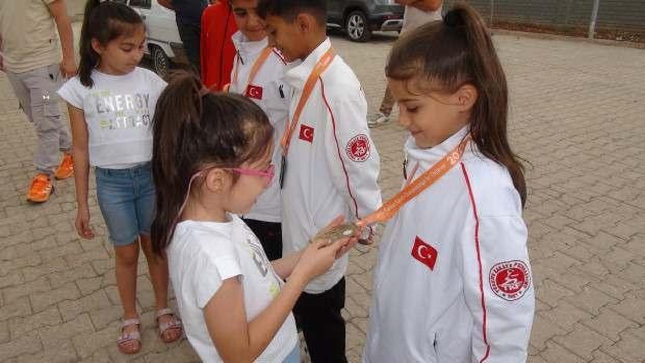 Şanlıurfalı 10 yaşındaki karateci Arin Vefa, Balkan şampiyonu oldu