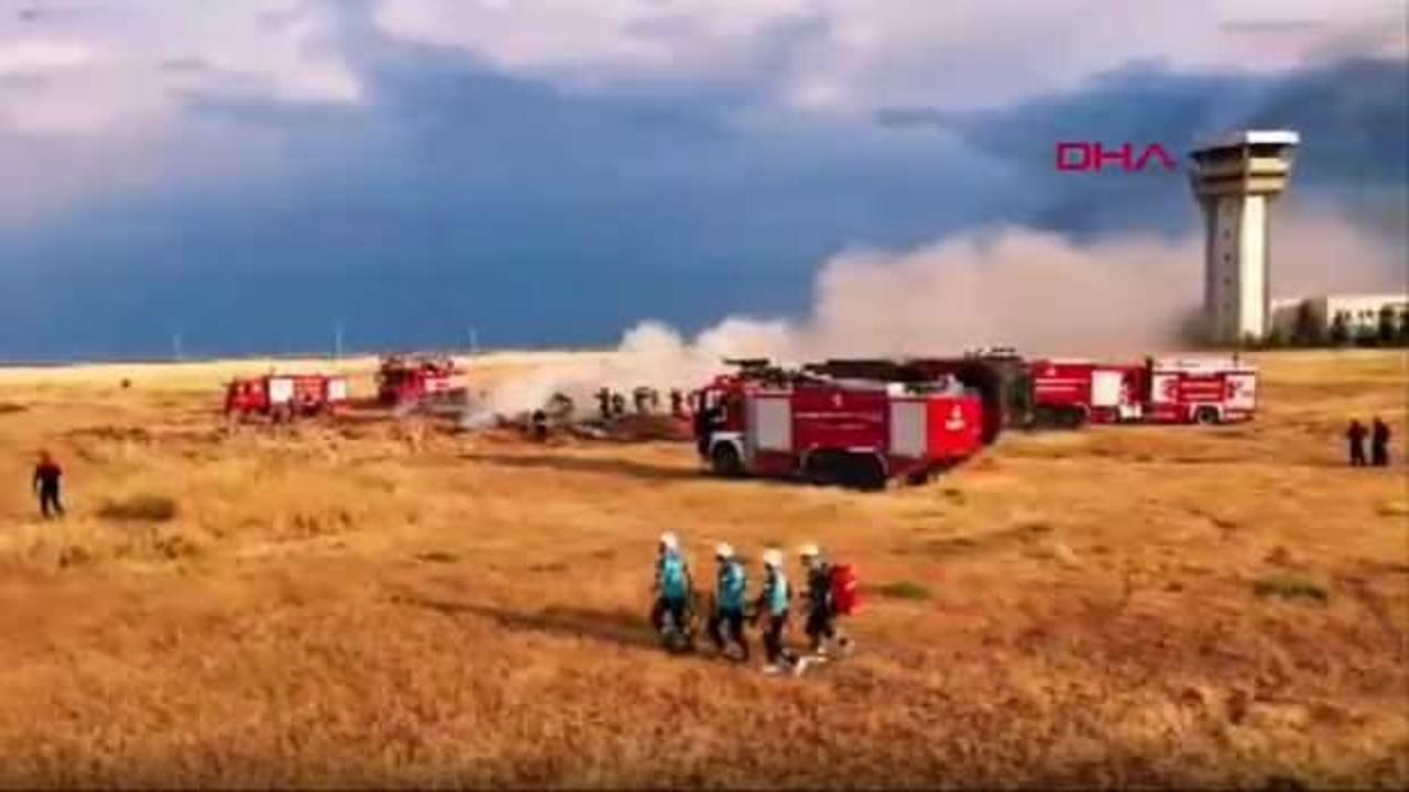 Şırnak Şerafettin Elçi Havalimanı’nda tatbikat