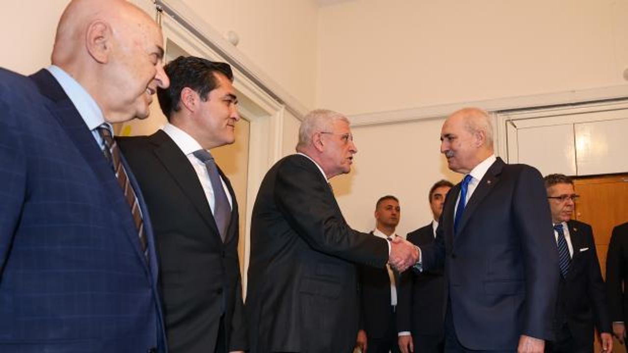 TBMM Başkanı Kurtulmuş'tan peş peşe önemli görüşmeler!