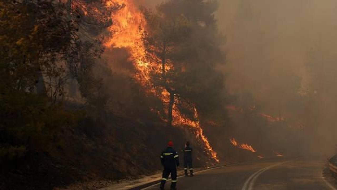 Yunanistan'da yangın çıkardığı belirlenen bir kişi gözaltına alındı