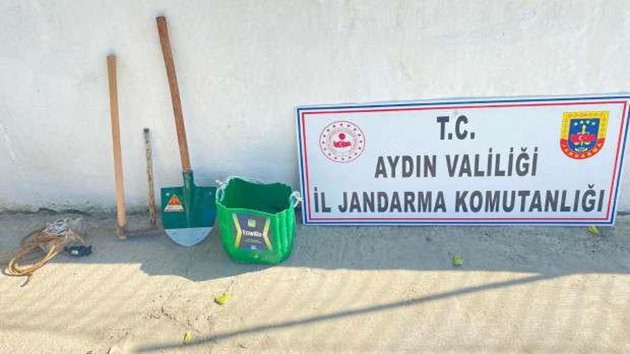Aydın'da SİT alanında kaçak tarihi eser kazısına 6 tutuklama