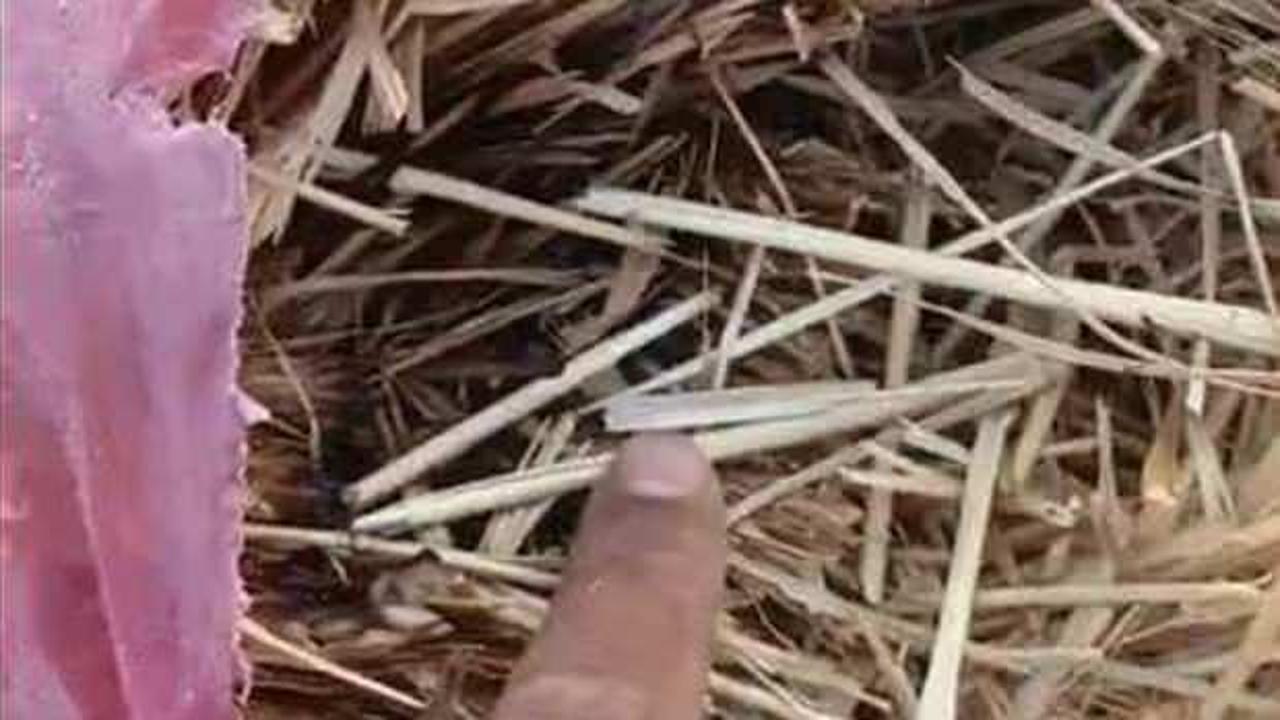 Çiftçi, tarlasında yangın çıkaran elektronik düzenek buldu