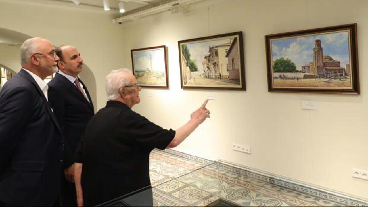 'Eski Konya Resimleri Sergisi' ziyarete açıldı 