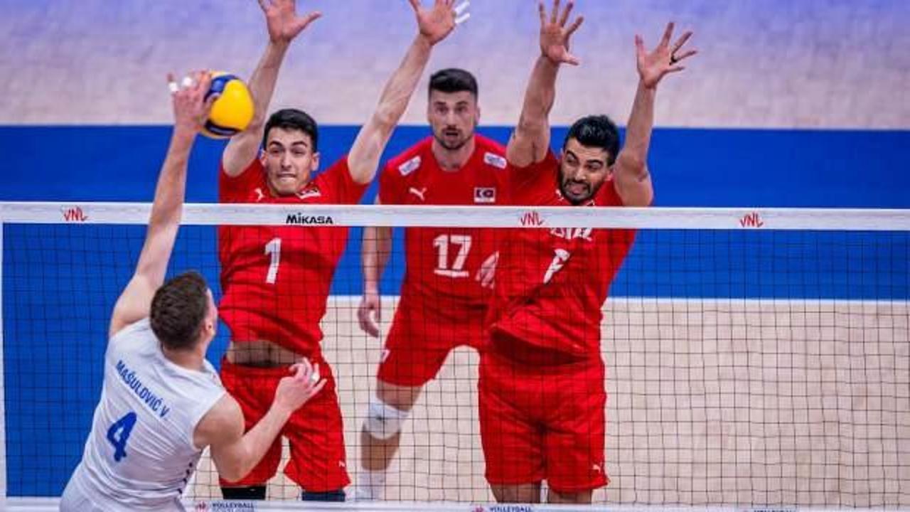 İlk sette üstünlük kurmuşlardı: Filenin Efeleri Sırbistan'a mağlup oldu