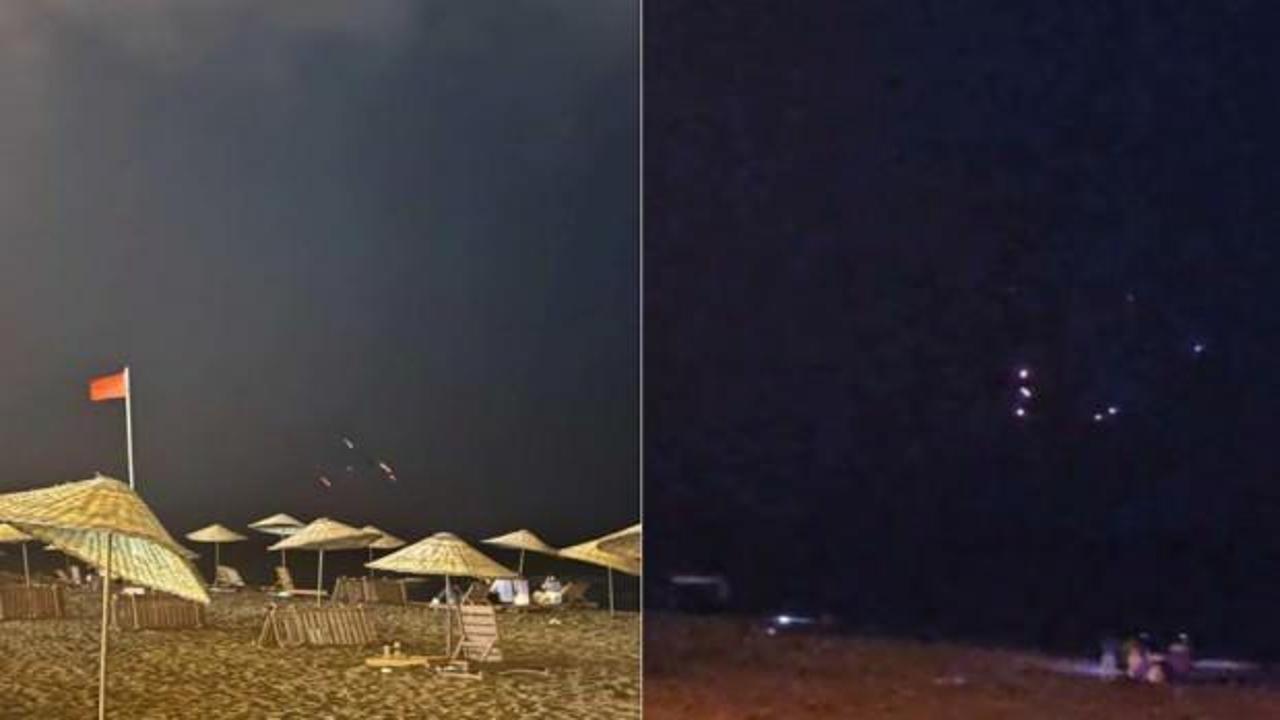 İran'ın fırlattığı füzeler Hatay semalarında görüldü