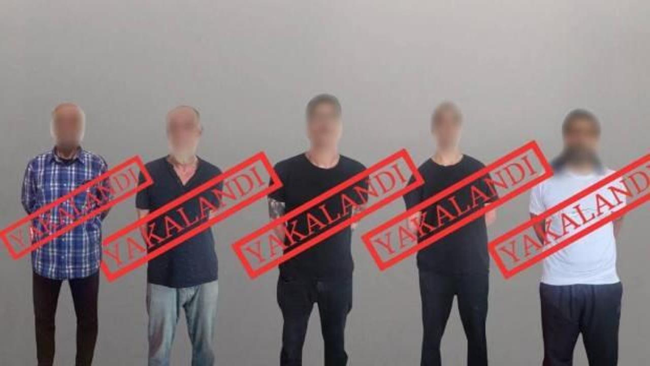 Kırmızı bültenle aranan 5 kişi Türkiye'ye getirildi
