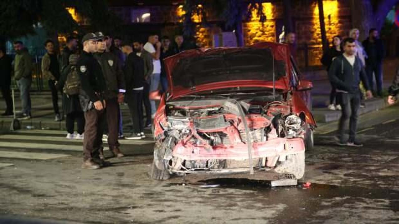 Kars'ta zincirleme kaza! Yaralılar var