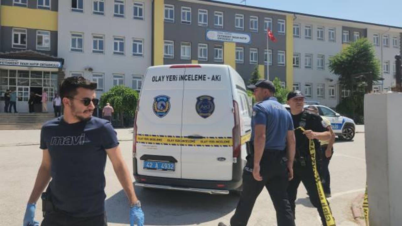 Konya'da okulda dehşet! Öğretmen hayatını kaybetti