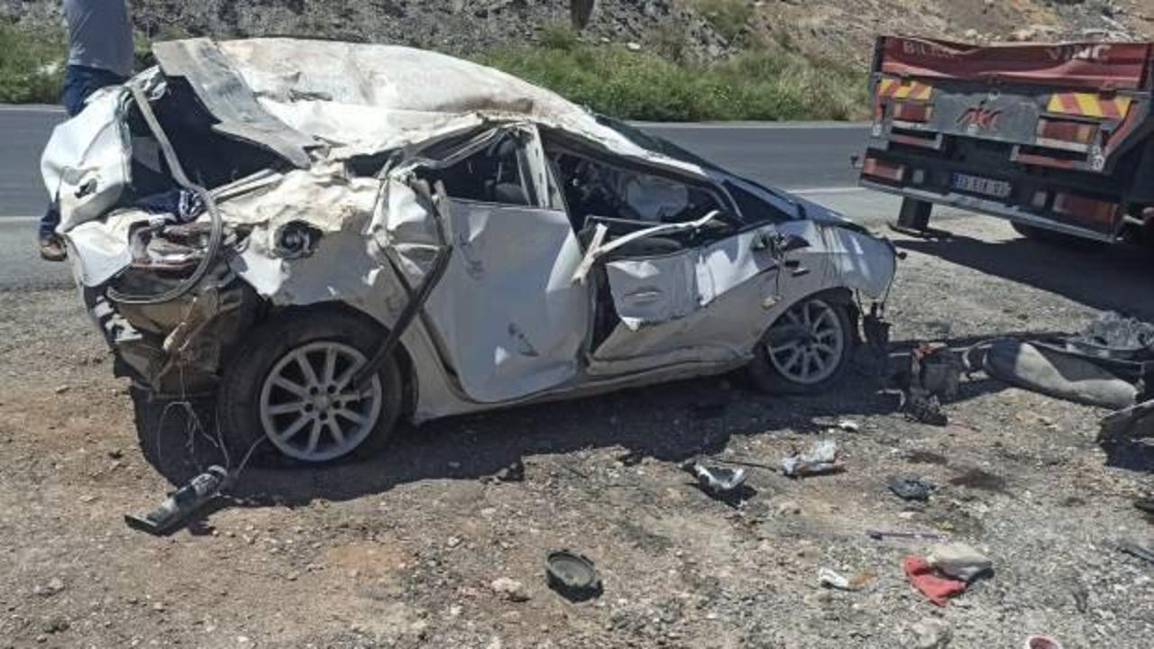 Mardin'de otomobil devrildi! Ölü ve yaralı var