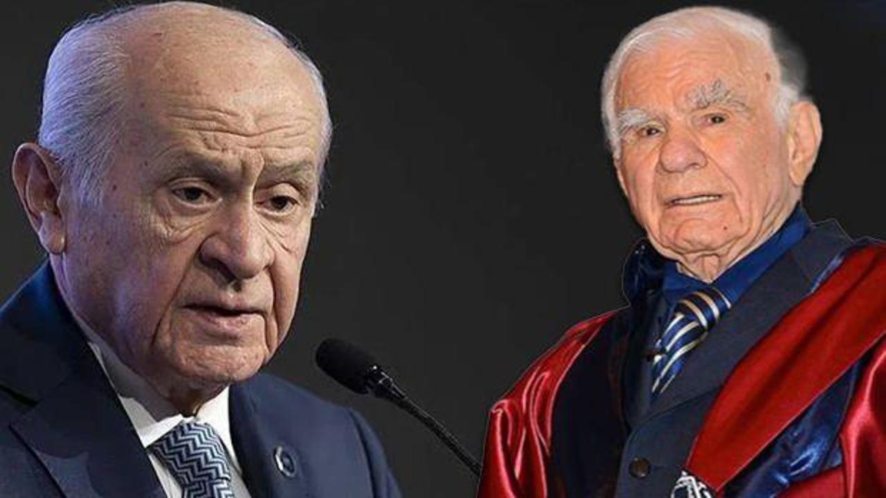 MHP Lideri Bah&ccedil;eli'den Gazi Yaşargil i&ccedil;in taziye mesajı