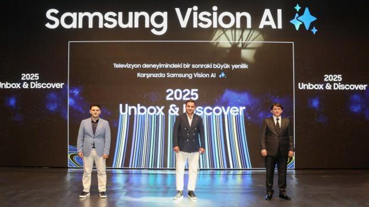 Samsung yapay zekâ özellikli yeni 2025 TV serisini  Türkiye’de kullanıcılarıyla buluşturdu