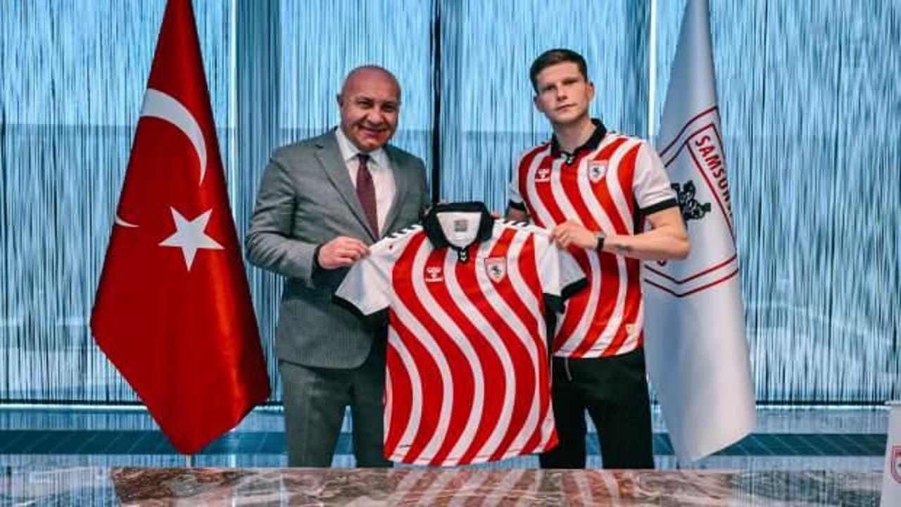 Samsunspor transferi açıkladı! 4+1 yıllık imza