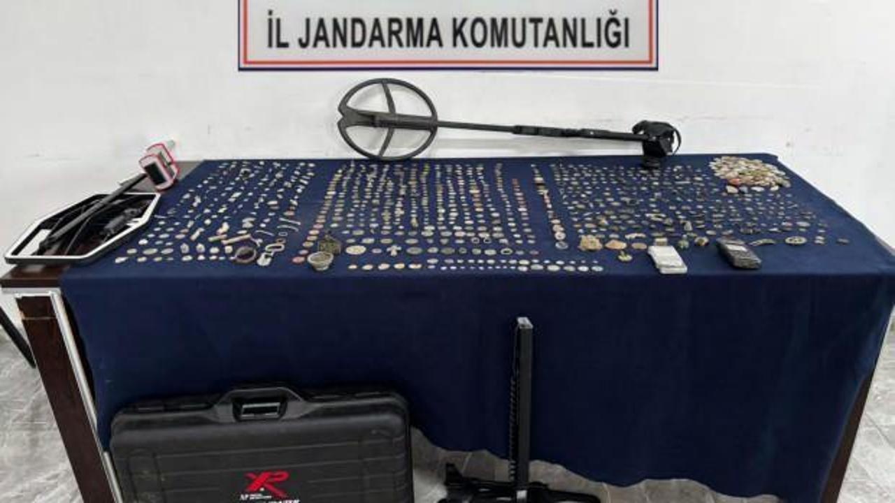 Tekirdağ'da 1014 tarihi sikke ve obje ele geçirildi