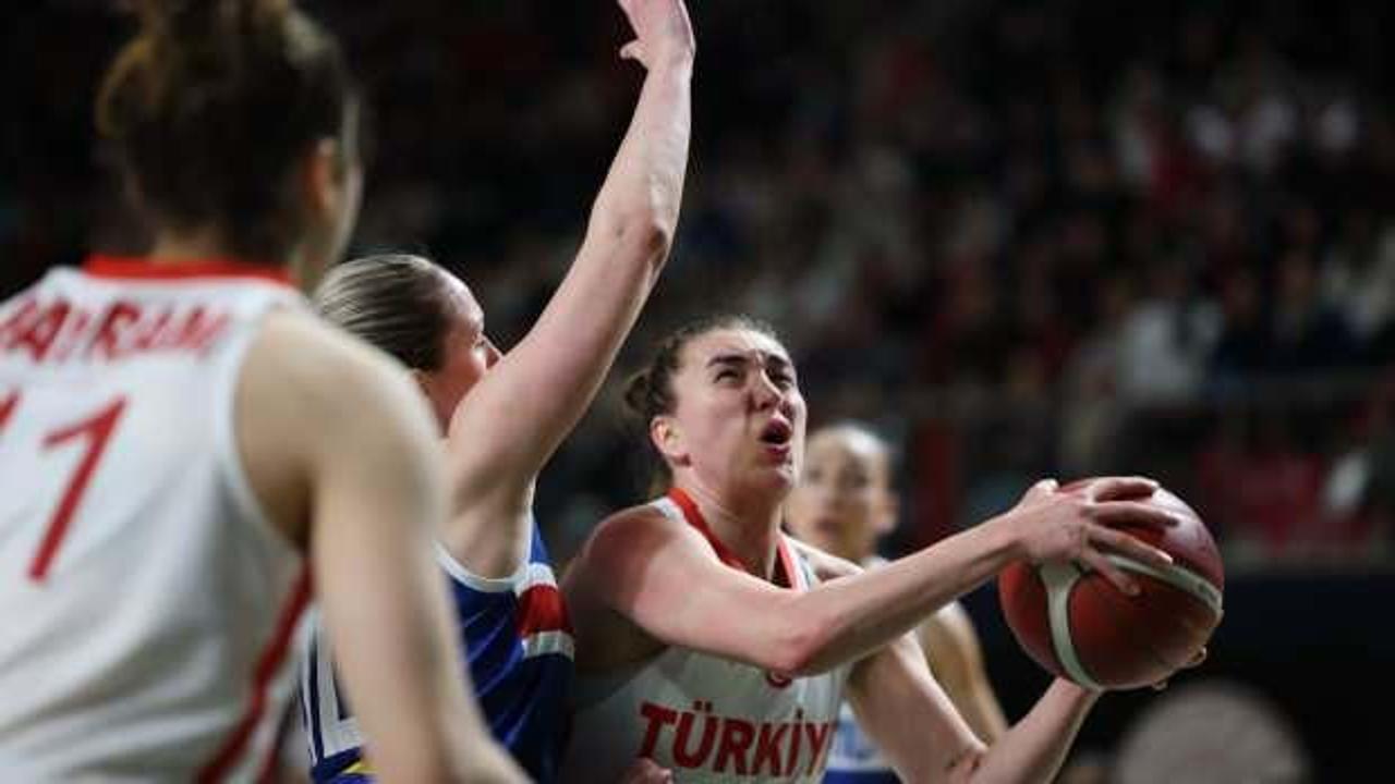 A Milli Kadın Basketbol Takımı, Avrupa Şampiyonası'nda parkeye çıkıyor