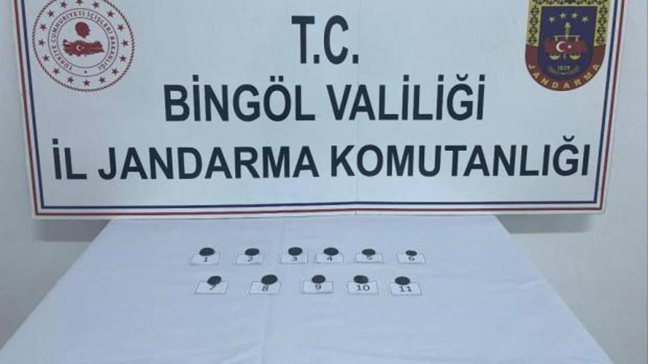 Bingöl'de jandarmanın dikkati tarihi eser kaçakçılığını önledi