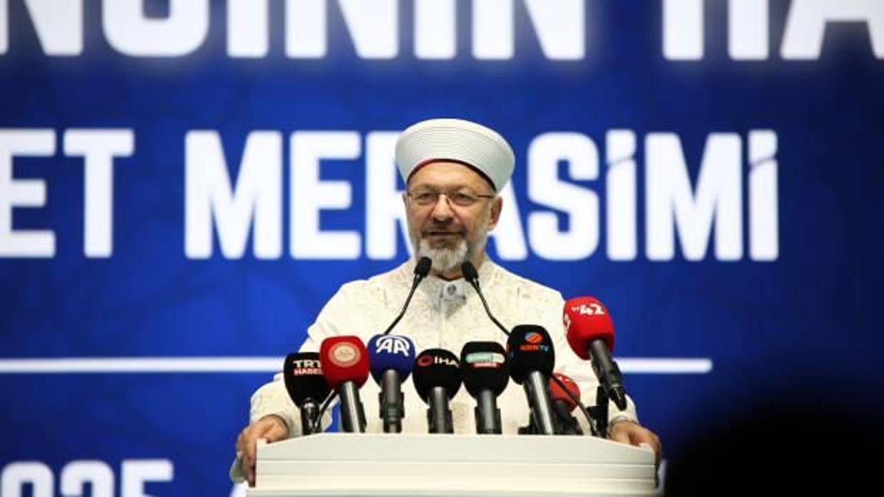 Diyanet İşleri Başkanı Ali Erbaş: Kur'an bizim hayat rehberimizdir