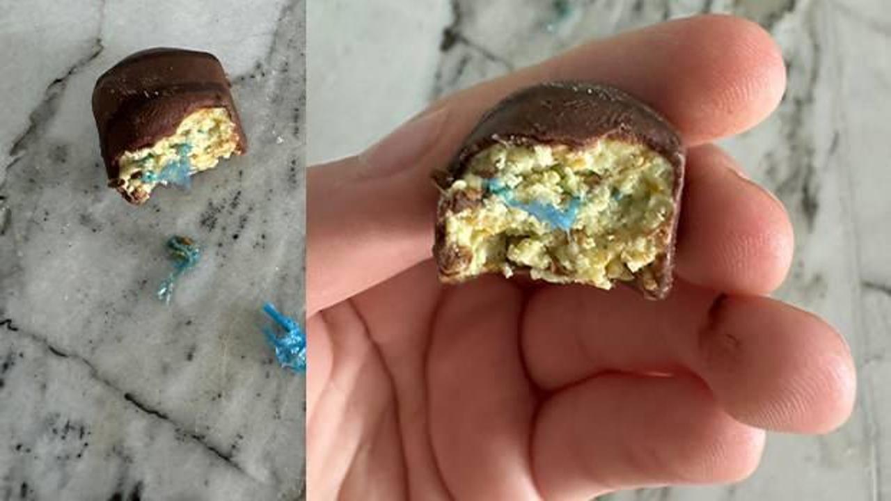 Dubai çikolatası yiyen çocuk neye uğradığını şaşırdı, imdadına annesi yetişti!