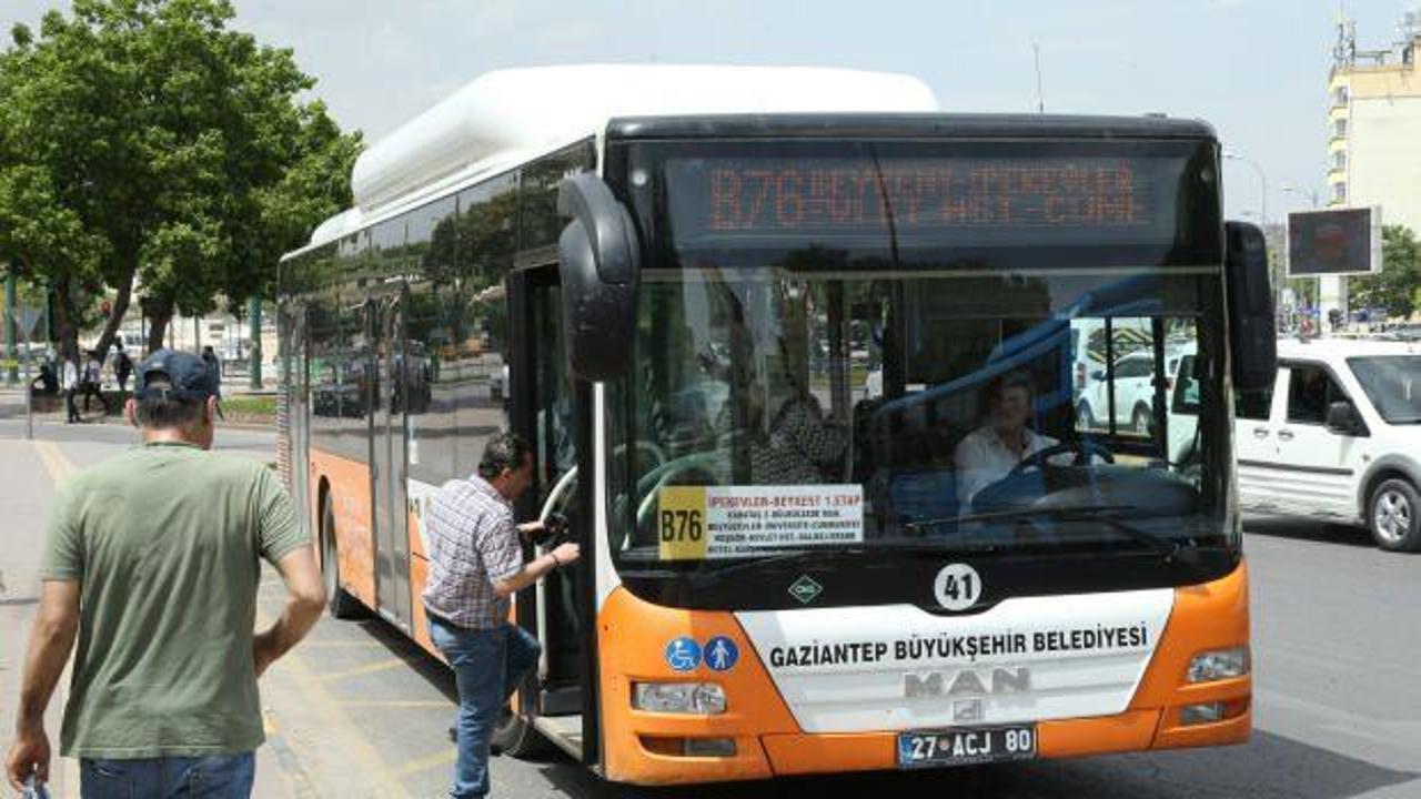 Gaziantep Büyükşehir Belediyesi'nin toplu taşıma araçları YKS'ye girenlere ücretsiz olacak