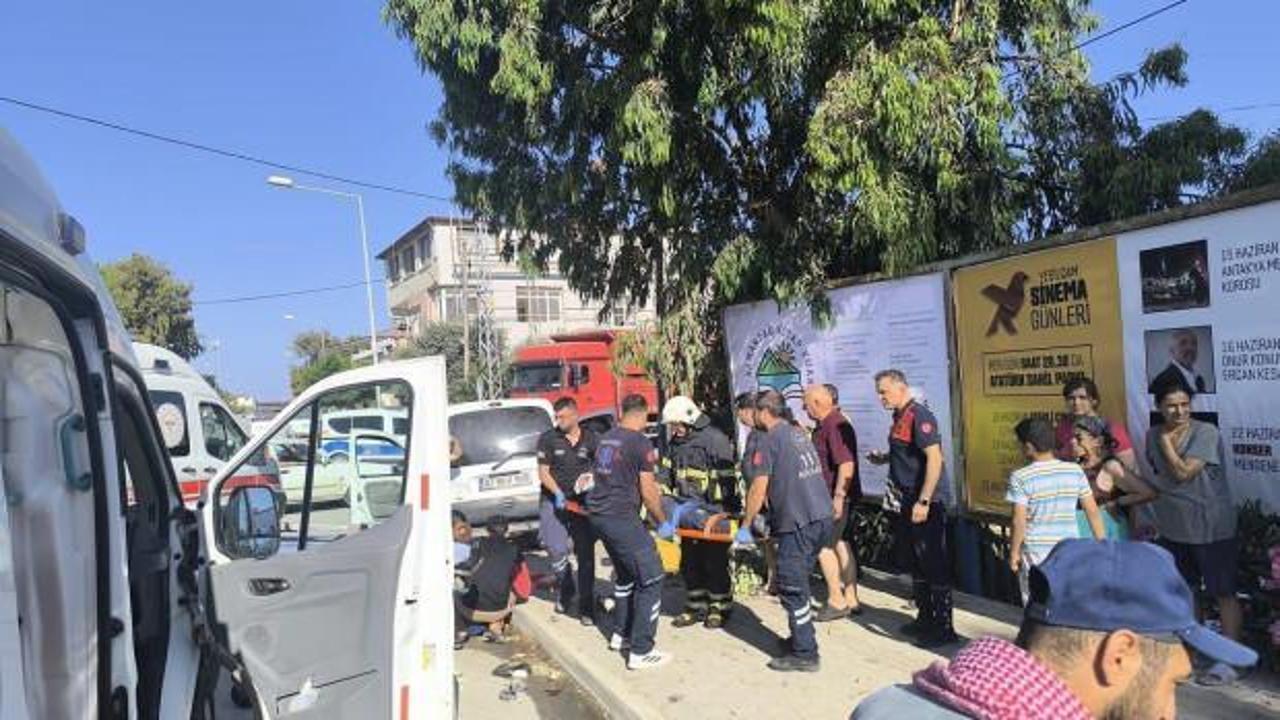 Samandağ’da feci kaza: 5 yaralı