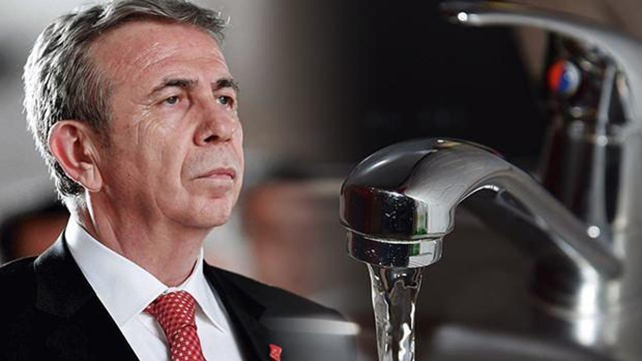 'Sudan para kazanılmaz' diyordu: Mansur Yavaş'tan suya rekor zam! 