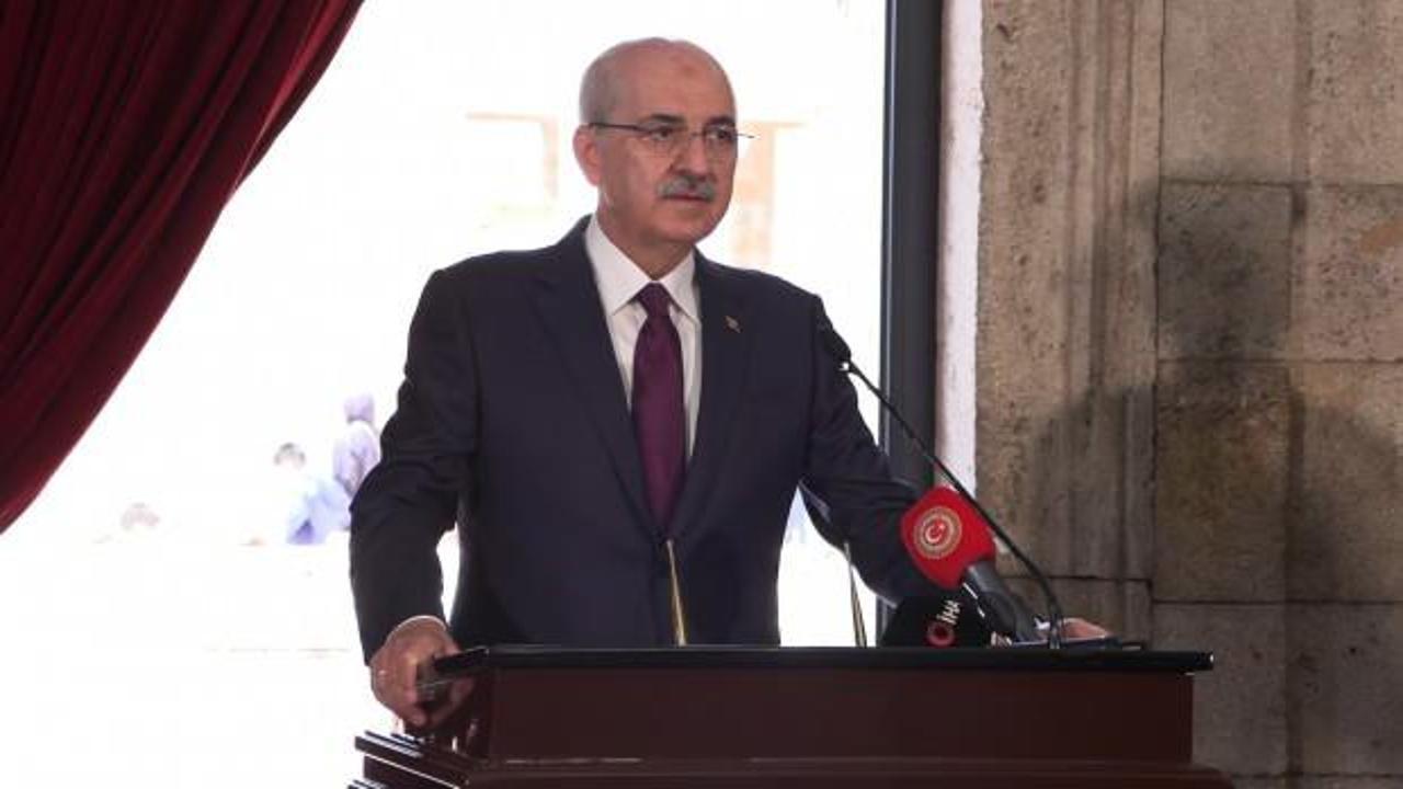 TBMM Başkanı Kurtulmuş, Anıtkabir'i ziyaret etti