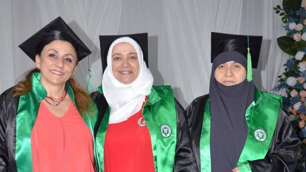 34 yaş üstü kadınlar üniversite hayalini gerçekleştirdi