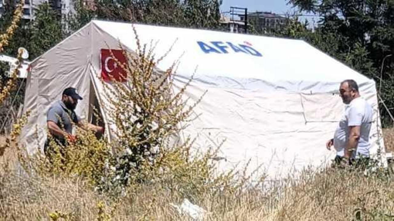 4 gün önce çadırda yaşamaya başlayan kadın hayatını kaybetti