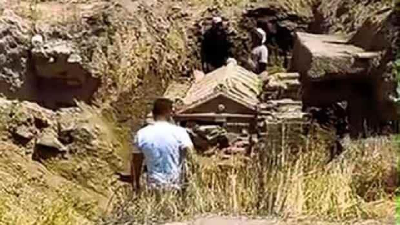 Çiftçi fark etti, binlerce yıllık tarihi eseri bırakıp kaçtılar