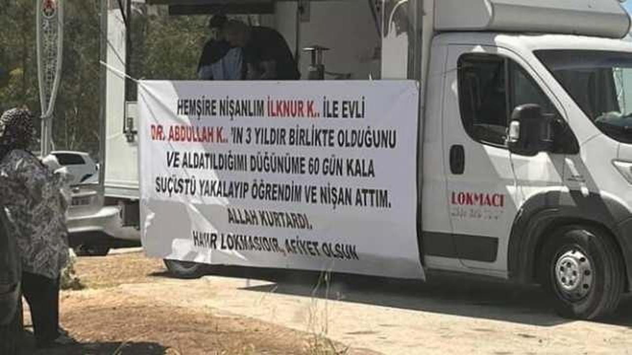 Adana'da garip olay: D&uuml;ğ&uuml;n&uuml;ne 60 g&uuml;n kala 'Allah kurtardı' diyerek lokma dağıttı 