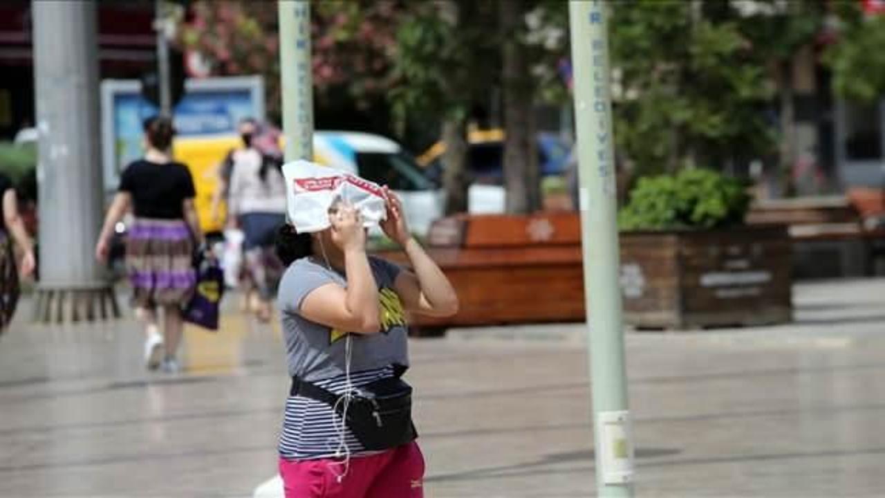 Bir ilde kavurucu sıcak! Termometreler 42 dereceyi gördü!