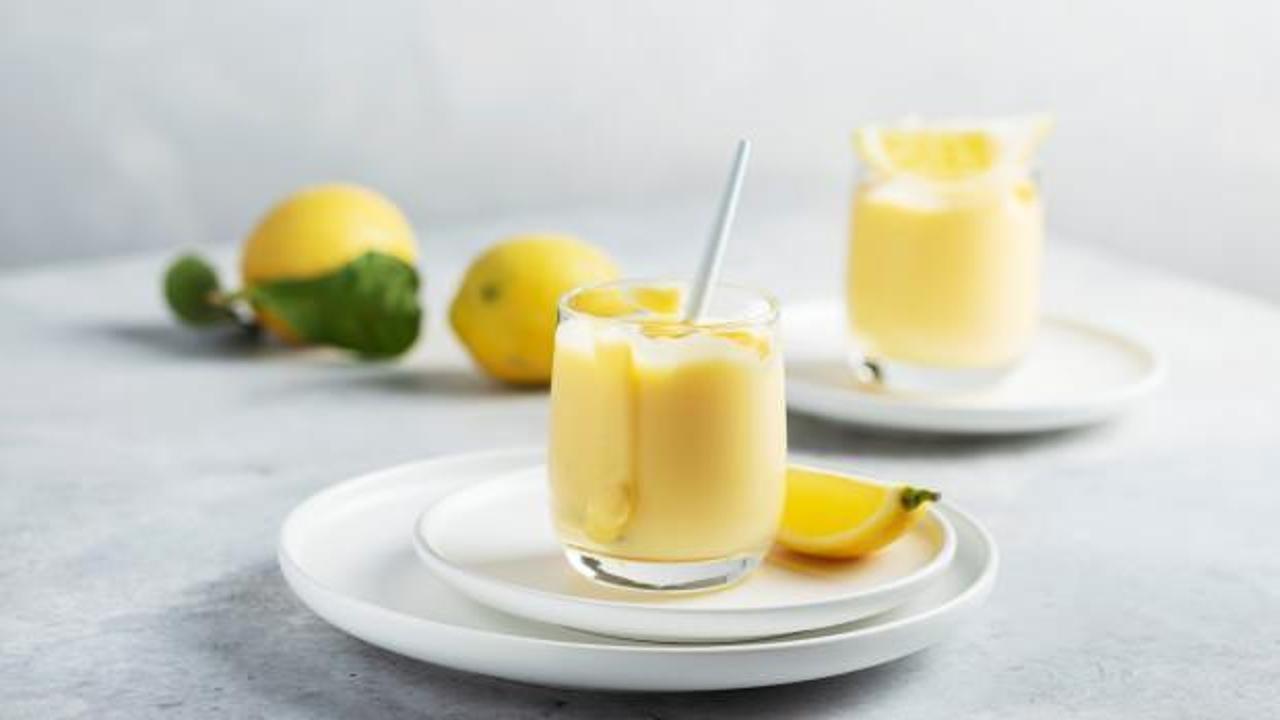 Ferahlatan tat: Limonlu Muhallebi