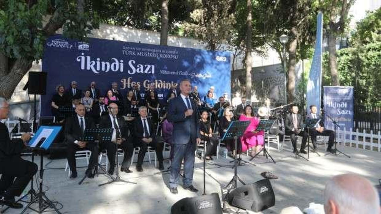 'İkindi Sazı' geleneği ile Gaziantep'e özgü türküler söylendi 