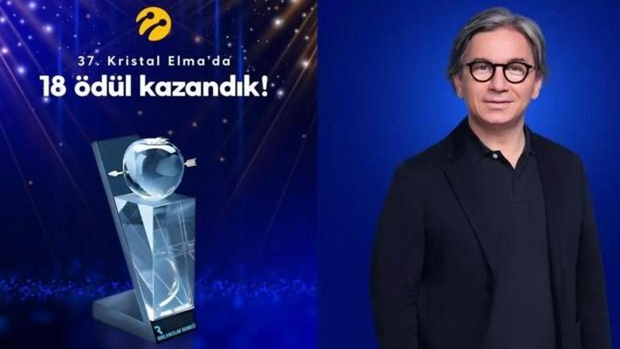 Turkcell'in iletişim gücüne Kristal Elma'dan 18 ödül