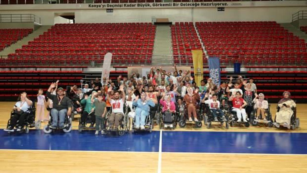 Konya Büyükşehirden bir ilk: Engelli bireyler için 'Para Lazer Yarışması' düzenlendi