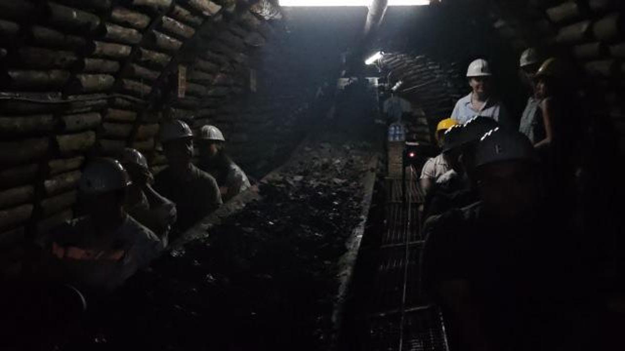 Zonguldak'ta kömür deneyim ocağında depremi anlattı