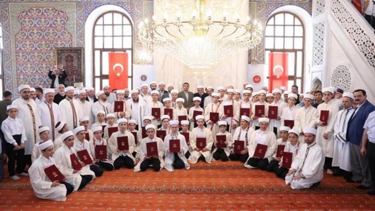 Düzce'de 41 genç hafız oldu