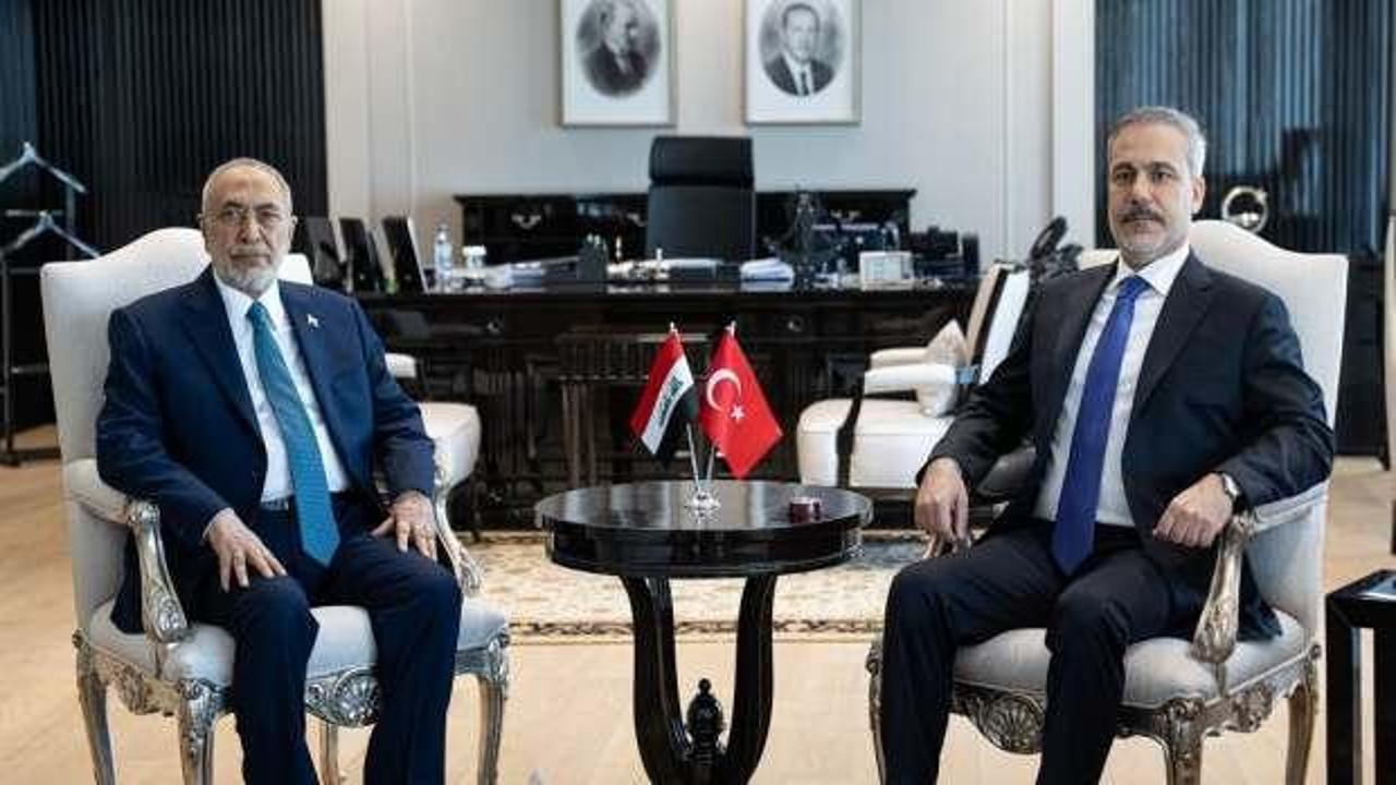 Bakan Fidan, Irak Temsilciler Meclisi Başkanı Meşhedani ile görüştü