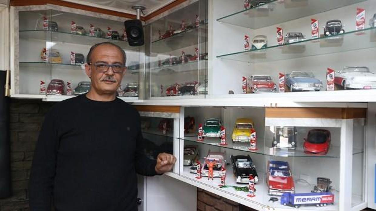 Konyalı koleksiyoner 25 yılda 259 model otomobil topladı!