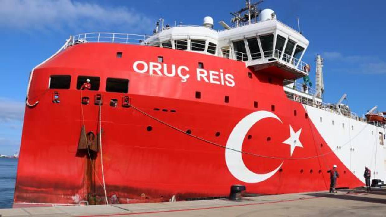 Oru&ccedil; Reis Sismik Araştırma Gemisi, Filyos Limanı'na demirledi