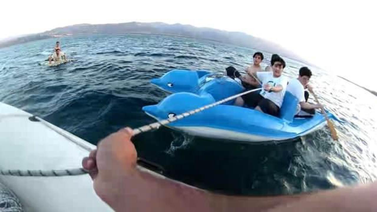 Sapanca G&ouml;l&uuml;&rsquo;nde 2 saatte 4 ayrı olayda 17 kişi boğulmaktan kurtarıldı