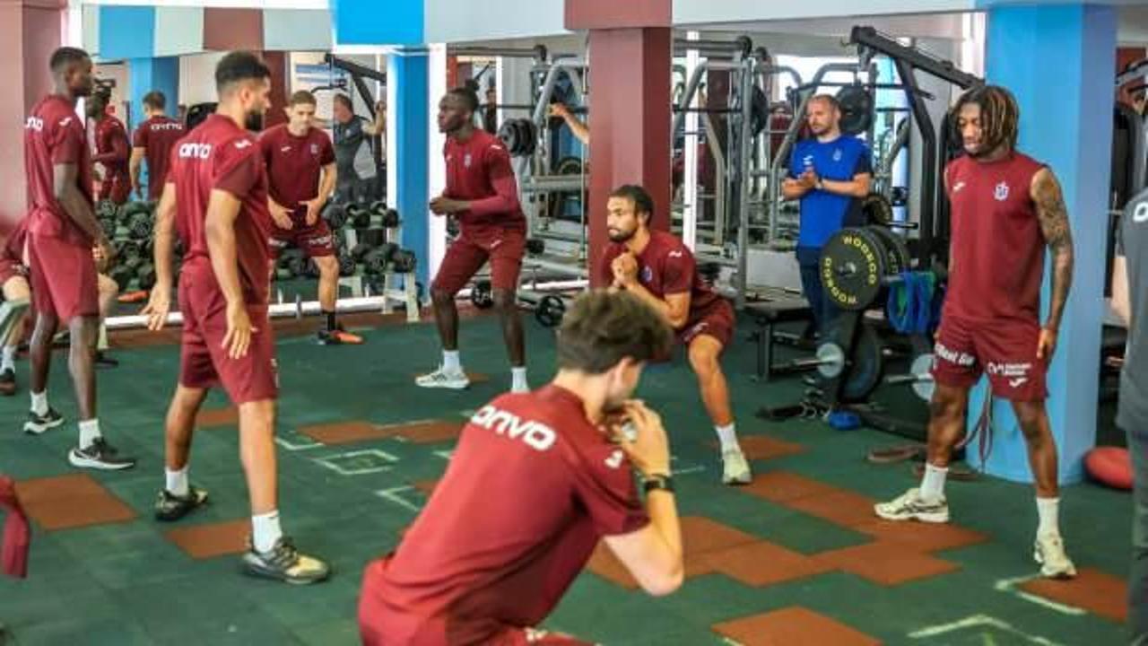 Trabzonspor’da yeni sezon hazırlıkları sürüyor