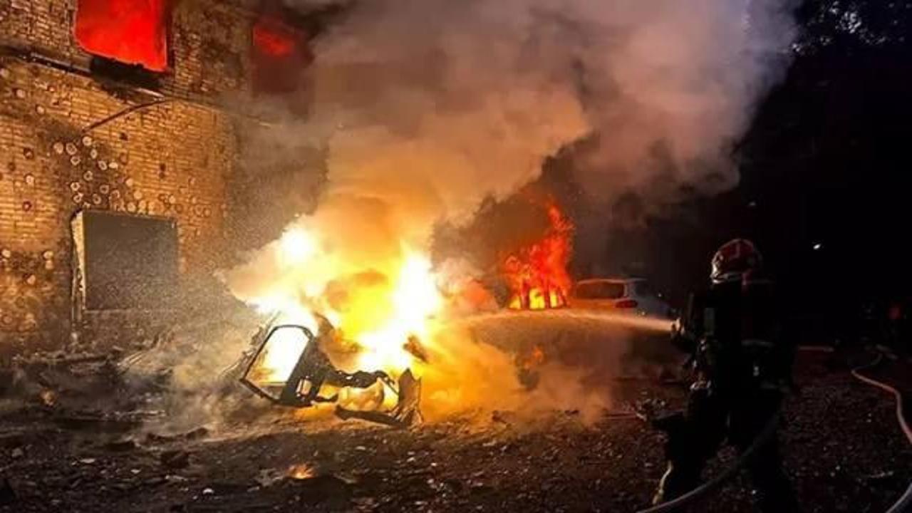 Rusya'dan Ukrayna'ya 597 İHA'yla saldırı