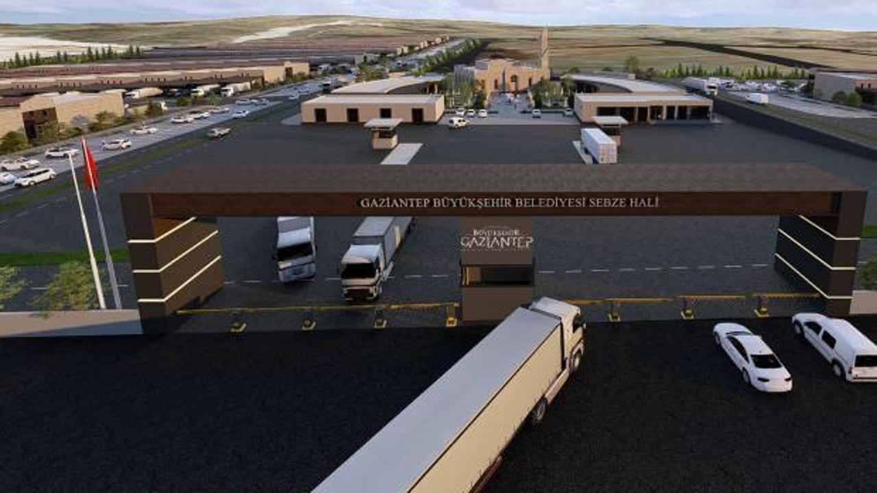 Gaziantep Büyükşehir'den müjde! 'Akıllı Meyve-Sebze Hali' yapılıyor