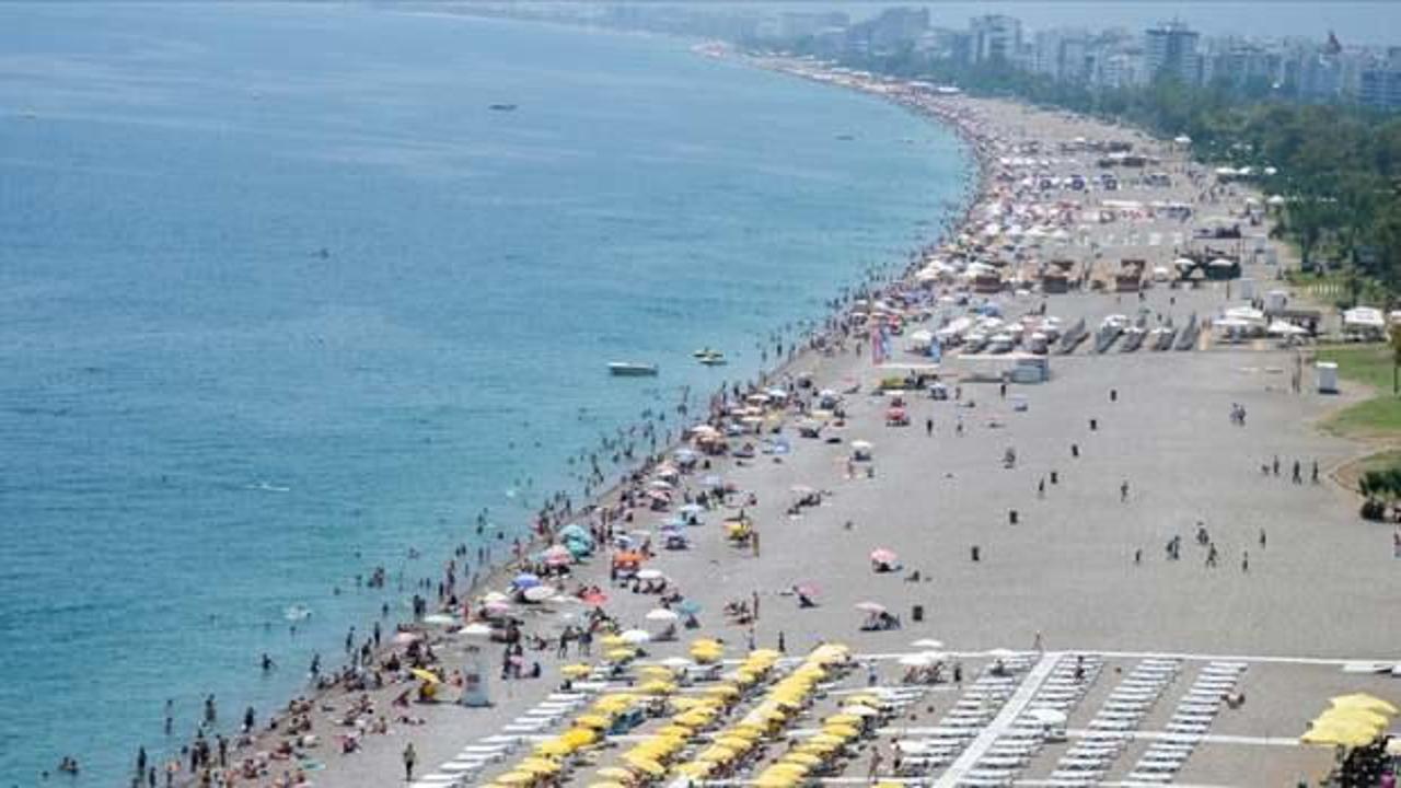 Antalya, son 5 yılın temmuz ayı günlük ziyaretçi rekorunu kırdı