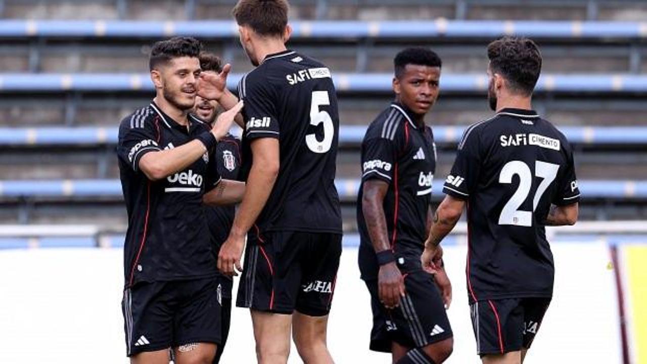 Beşiktaş'tan hazırlık maçında tatsız prova