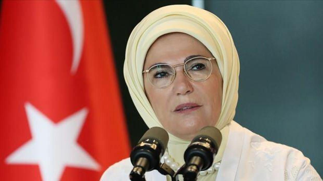 Emine Erdoğan'dan şehitler için taziye mesajı