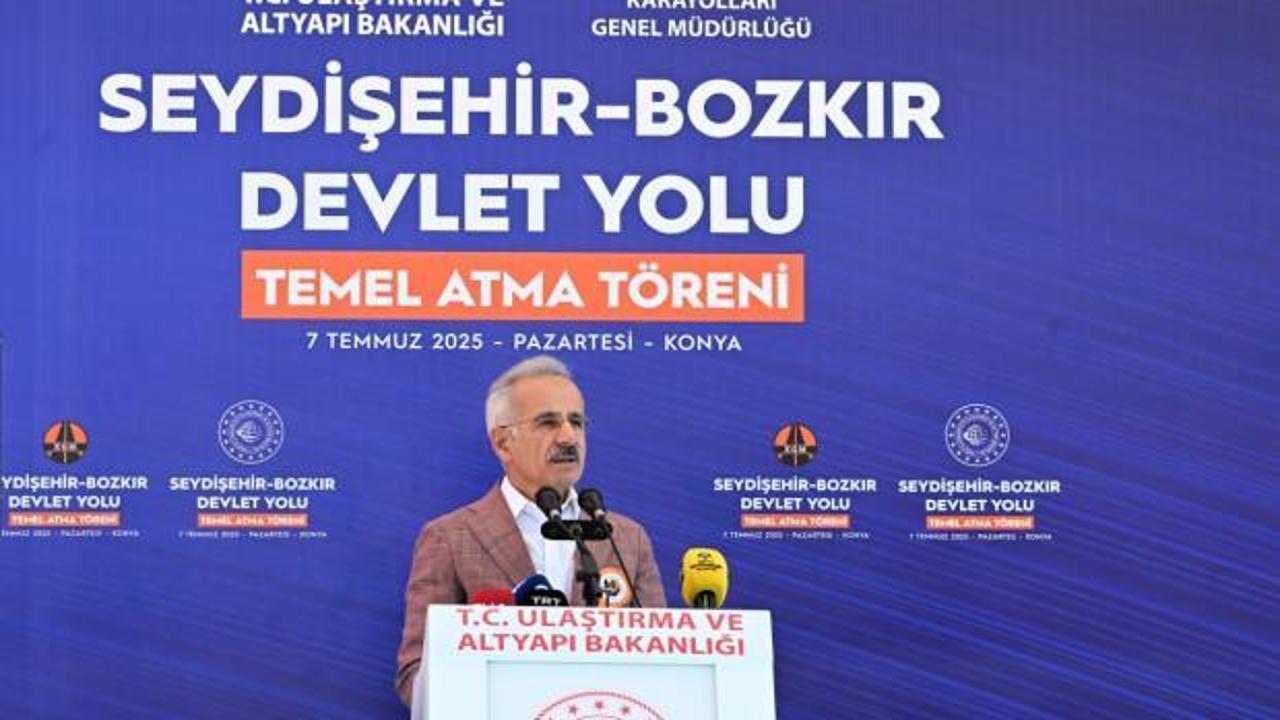 Seydişehir-Bozkır Devlet Yolu'nun temeli atıldı! Yol süresi kısalıyor...